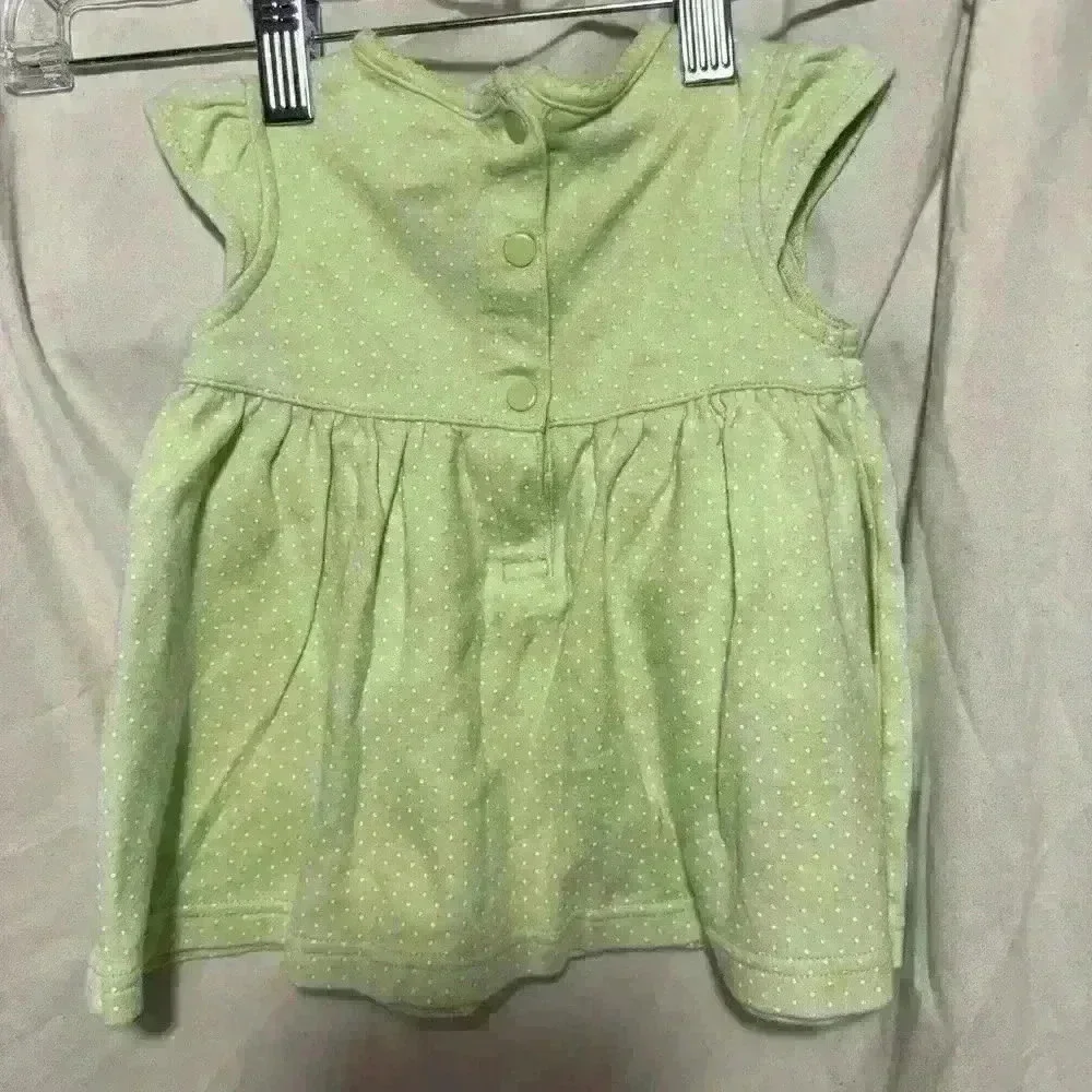 Adorable 100% cotton dress and matching bloomers EUC size 3m